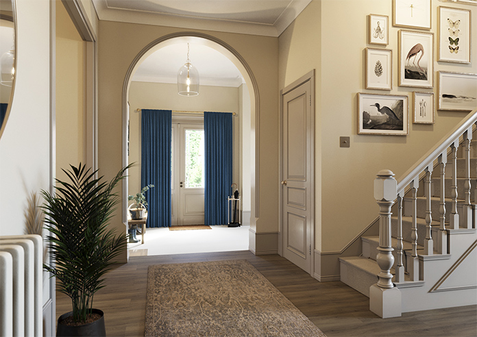 Harris, Imperial Blue - Made to Measure Curtains - Image 7